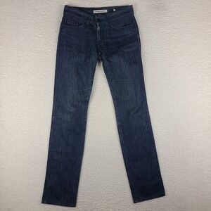 J Lindeberg Denim Jeans Womens‎ 28 x 34 Tina Slim Fit Tapered 5 Pocket Dark Wash